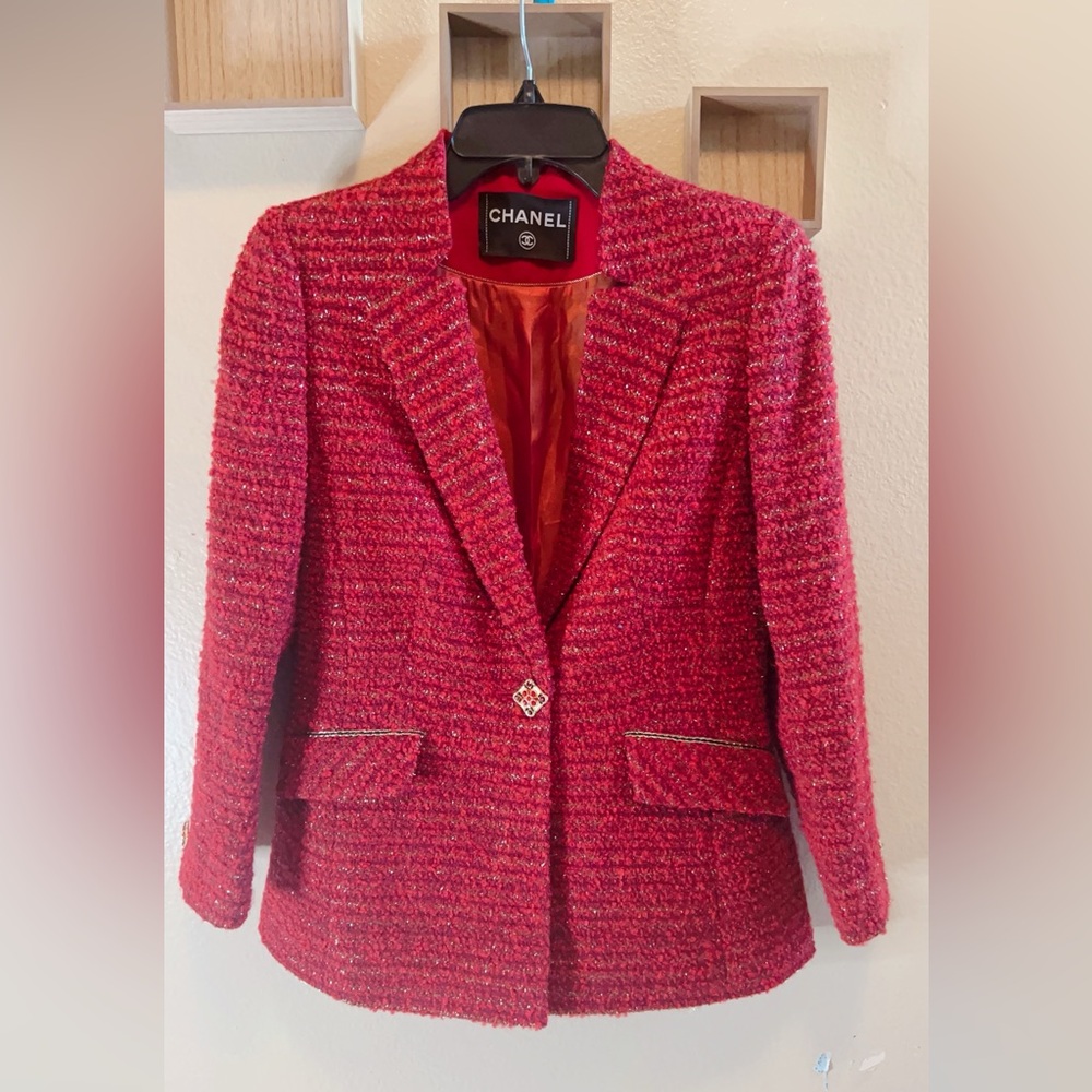Chanel Tweed Blazer.